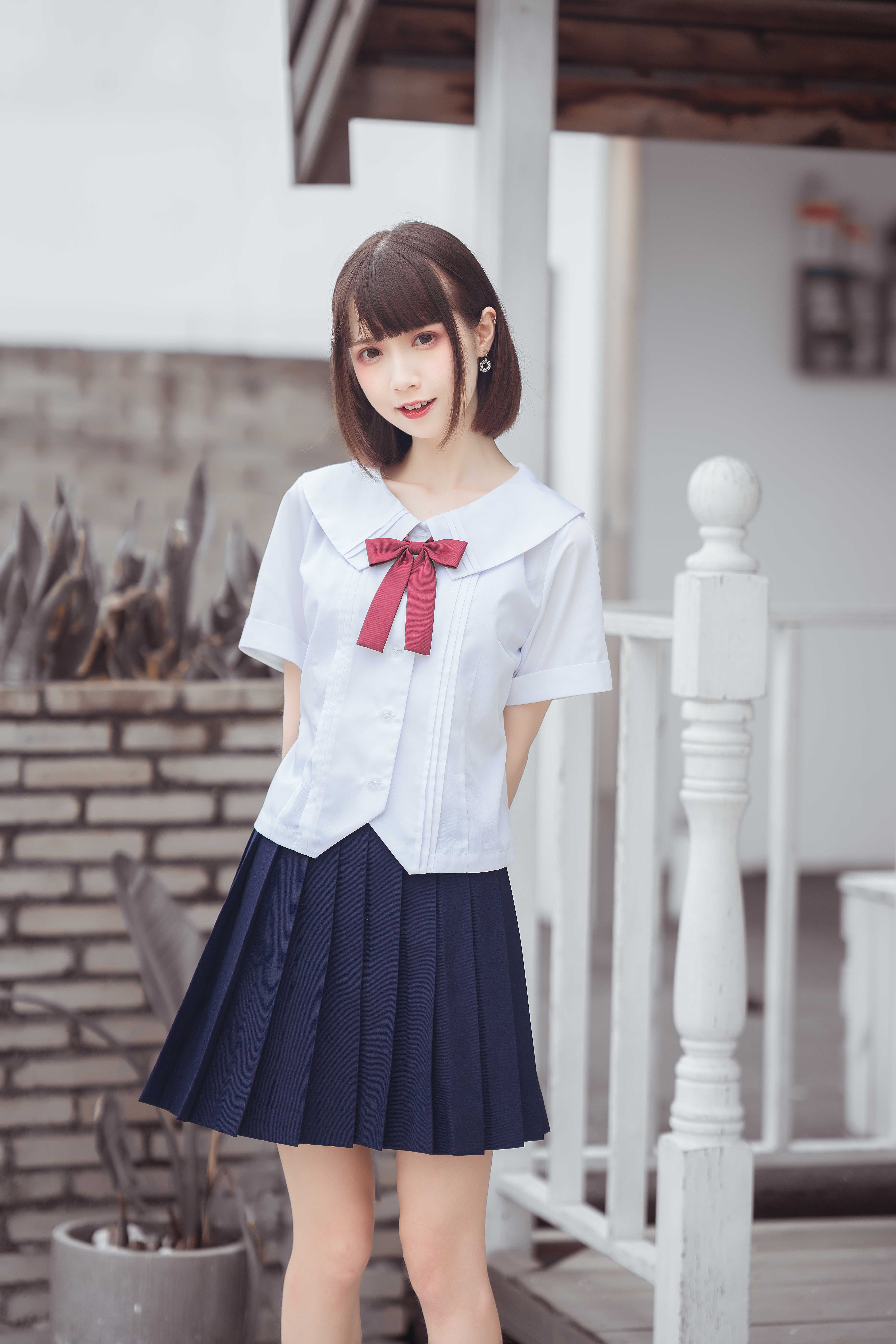 【喜欢请收藏】极光屋原创 jk制服 团子短袖衬衫日系学生