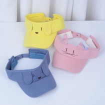 Summer childrens empty hat cute boys sun hat topless breathable girl sun hat baby cute hat