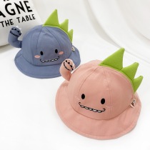 Spring childrens hat casual cartoon boy fishermans hat 1-3 years old 2 girls basin hat cute baby sunshade hat