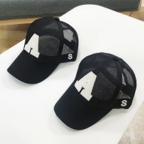 Summer childrens baseball cap Baby visor mesh cap Boy girl breathable sun cap Parent-child father-son trend cap