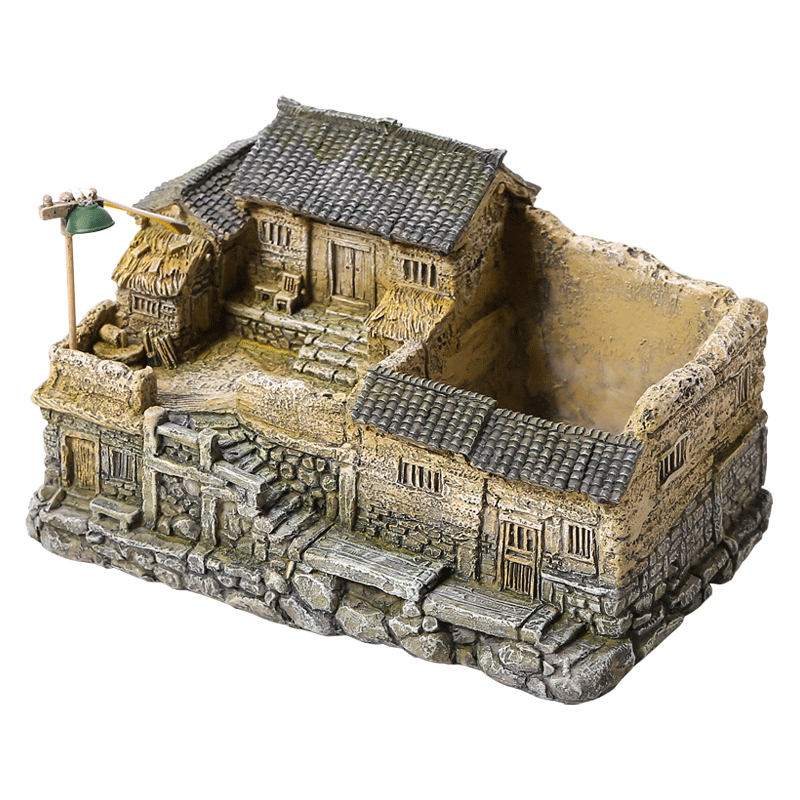 The scenery in the village is plain but beautiful! Retro nostalgic old house ornaments, lamp poles can be bright or planted with flowers
The scenery in the village is plain but beautiful! Retro nostalgic old house ornaments, lamp poles can be bright or planted with flowers