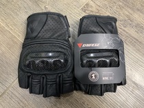 Summer and half finger Motorsport rider Danmark gloves racing bike riding gear anti-fall cow leather breathable man and woman