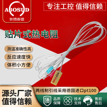 Film platinum resistance patch thermal resistance PT100 temperature sensor motor special sensor insulation board PT100