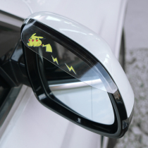 Rearview mirror rain and rain eyebrow inverted rear mirror mirror mirror universal reversing mirror Rain and rain shield Car supplies Daquan