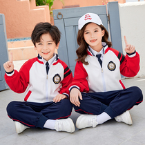Kindergarten Garden Clothing Spring Autumn Clothing Pure Cotton Yinglun Wind Three Sets First Grade Children Class Clothes Elementary School Students Fall School Uniforms