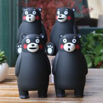 Creative personality Kumamoto bear can love cute cartoon glass cup male and female students Korean portable trend fashion water Cup