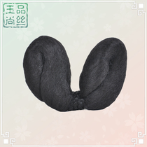 Ancient costume wig Tang Dynasty long song line bendable full hair Double hair bag Ancient Hanfu Cute Tang Wind snake bun
