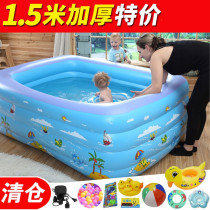 Inflatable swimming pool household adult folding pool conveniently adult children thicken bath pool theatre bath