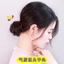 Wig female low ball head flower head Hairband full real Hairband messy wig fluffy natural costume shape plate hair