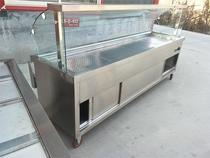 Insulation sales car 10 grid sales table Fast food School canteen heating buffet Restaurant vegetable soup pool Commercial