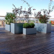 Stainless Steel Combined Flower Beds Mall Indoor Planting Box Outdoor Municipal Road Garden Forest Landscape Flowerpots Iron Art Flower Boxes