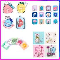 Powerful seamless paste cartoon hook kitchen bathroom door rear multi-function sticky hook nail-free clothes magic hook