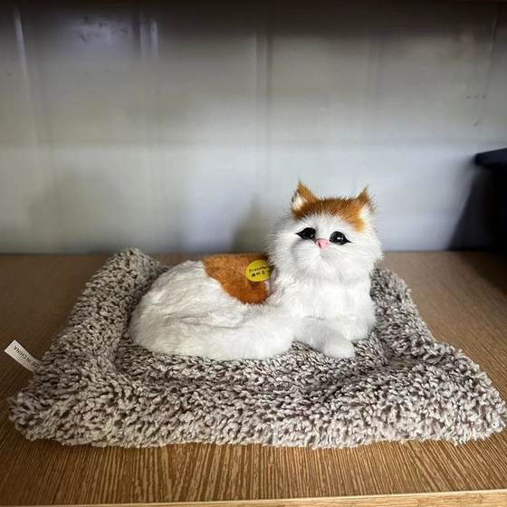 비명 고양이 시뮬레이션 인형 어린이 플러시 장난감 애완 동물 모델 귀여운 작은 장식품 생일 선물 새해 비명 고양이 시뮬레이션 인형 어린이 플러시 장난감 애완 동물 모델 귀여운 작은 장식품 생일 선물 새해