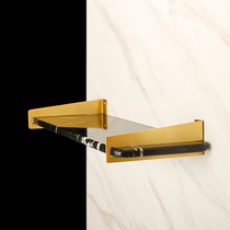 Nordic light lavish marble separator ins minimalist wind decorated brass shelving with laminated plate-like plate
