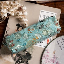Brocade embroidery unique high school entrance examination couples can be washed with classical characteristics pencil bags female retro style literary Chinese style