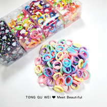 Childrens rubber band does not hurt hair elasticity good baby Small size Hairband baby tie hair headstring small rubber band hair accessories