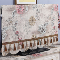 ManbentTV dust cover kit 2021 new European style 55-inch 65-inch hanging LCD TV cover cloth cover