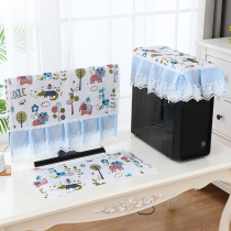 Manns computer dust cover desktop three sets of display keyboard host heat dissipation computer cover cloth cover grey protective sleeve