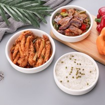 Ceramic commercial Home Steamed Vegetable Bowl small bowl Bowl Restaurant Special Bowl of Steamed Egg Bowl with Steamed Egg Bowl