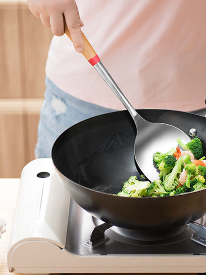 苏泊尔食品级不锈钢中式铲炒菜铲锅铲