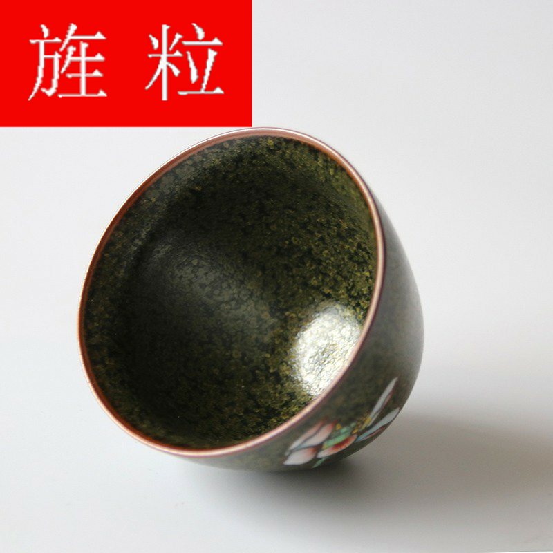 Continuous grain of dust glaze ceramic cups built light porcelain flower sample tea cup cup tea bowl, cup from the master