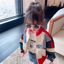 2021 Autumn Fashion Parent-Child Coat Baseball Clothing Color Fit Girls Jacket