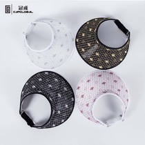 capglobal crown ring summer new shade sunscreen female sun hat cover face fashion Chinese and Korean version tide empty top hat
