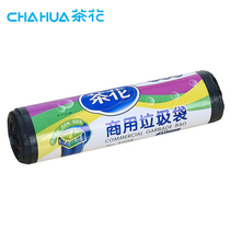 Tea Flower Point Breaking Thickened Large Commercial Office Garbage Bag 10 only for commercial black garbage bags