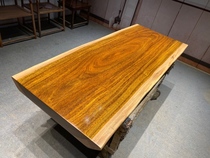 Okan Big Board solid wood log tea table tea table table painting whole mahogany modern new Chinese table tea table