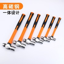 Wooden handle round head hammer non-slip household hammer small hammer 0 5LB 1LB 2LB3LB hammer steel hammer hardware