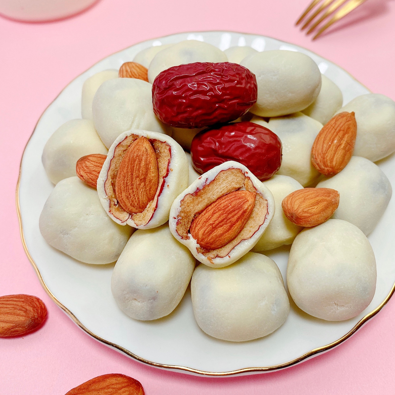 一品兔巴旦木奶枣杏仁网红小零食(热品库)