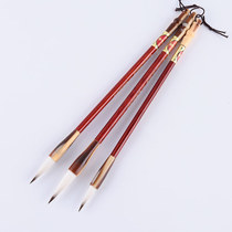 Out of the front 32-44mm purple sheep and brush set large medium and small seven purple three sheep Ou Kai calligraphy adult practice brush