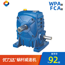 WPA40 50 60 70 100 250 Worm gear and worm iron shell gearbox Reducer Small custom gearbox