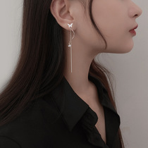 Butterfly Stream Supure silver earrings for women Summer 2021 New wave length Temperament Earline Superior Earrings Woman