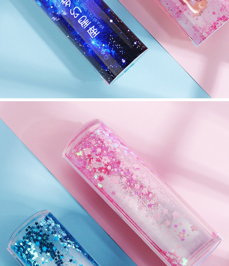 抖音同款网红流沙文具盒小学生幼儿园高初中生多功能圆筒圆柱形笔盒男