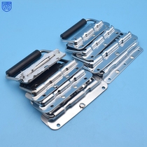 Anwang 304 stainless steel spring handle wooden box ring industrial equipment box handle iron chrome plated aviation box handle