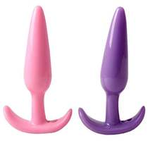 New medium-sized soft rubber female anal plug female male anal plug masturbation device G-spot rear court pull beads