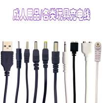 Masturbation device charging cable vibrating stick charger G-spot massage av stick female appliance adult sex supplies