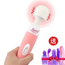 Large strong shock 220v direct plug-in electric vibrator clitoris stimulation female masturbation device av massage stick sex products