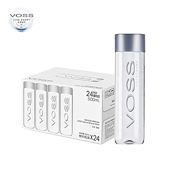 VOSS芙丝天然高端矿泉水500ml*24瓶整箱[78元优惠券]-寻折猪