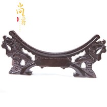 hc-dz01 double-tap porcelain disc holder dragon-shaped base disc base resin
