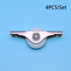 4pcs Wardrobe Small Plastic Table Sliding Door Roller Cabine