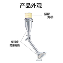 Cyclone Recycling System High-end Medium Speed Slow Crusher Unblocked Material Separator Injection Molding Machine Edge Recycling System