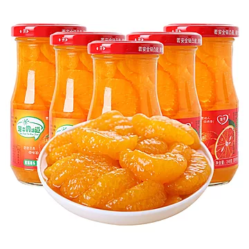 【楚恋】橘子罐头248克X5瓶[10元优惠券]-寻折猪