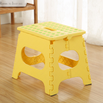 Portable folding stool plastic non-slip bench fishing stool adult portable outdoor train Maza home