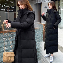 Thickened down cotton-padded clothes female Korean loose long knee winter coat cotton-padded jacket 2021 New explosion model