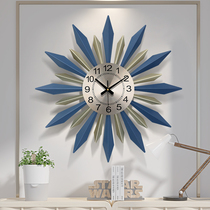 Watch wall clock Living room creative fashion bedroom home decoration wall clock performance generation Simple personality atmosphere Nordic clock