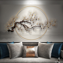 New Chinese style light luxury wind wall decoration pendant restaurant background wall Pine entrance hanging wall wall hanging decoration