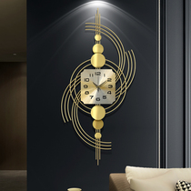 Watch wall clock Living room silent household clock Modern simple atmospheric clock Wall-mounted entrance Light luxury decorative clock