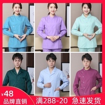 Doctors clothing Nurse clothing Long sleeve short sleeve top collar round neck dental Doctor Nurse Nurse work clothes